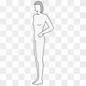 This Free Icons Png Design Of Female Body Silhouette - صورة جانبية للجسم, Transparent Png - body silhouette png