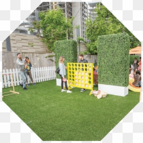 Faux Grass At Outdoor Event - Lawn, HD Png Download - carpet roll png