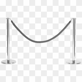 Potelet Png, Transparent Png - black rope png