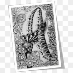 Abc Zentangle, HD Png Download - zentangle png