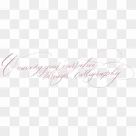 Handwriting, HD Png Download - calligraphy designs png