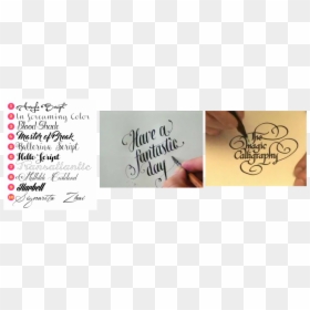 Picture - Lettering 3rd Grading Calligraphy, HD Png Download - calligraphy designs png