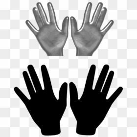 Hands Svg Free, HD Png Download - red handprint png