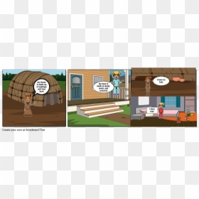Cartoon, HD Png Download - wood house png