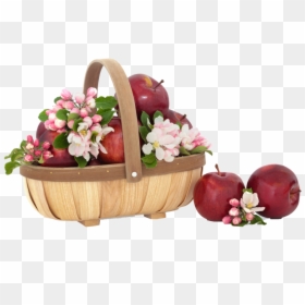 #mq #red #apple #apples #fruit #fruits - تبریک سال نو ۱۳۹۸, HD Png Download - apple basket png