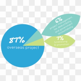 87% Overseas Project, 6% Project Management, Tax Deductibility - Circle, HD Png Download - foxglove png