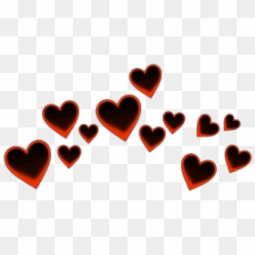 #heart #heartcrown #crown #red #black - Illustration, HD Png Download - red and black png
