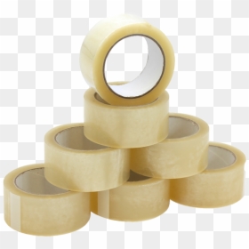 36 Rolls X Clear Tape - Box-sealing Tape, HD Png Download - packing tape png