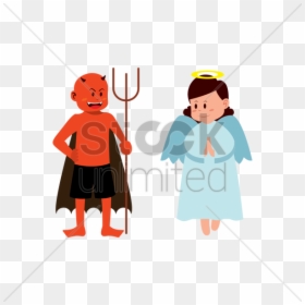 Satan Clipart Angel And Demon - Clip Art, HD Png Download - devil.png