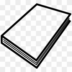 Closed Book Clip Art, HD Png Download - hojas de papel png