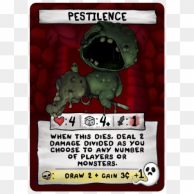 Binding Of Isaac Monter Card, HD Png Download - red blur png