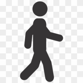 You Can Go On A Self-guided Walking Tour Of Red Bank - Pedestrian Walkway Symbol, HD Png Download - zumba silhouette png