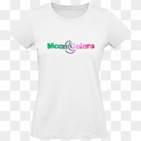 Camiseta Mujer Mooncolors B - Two Peas In A Pod Maternity Shirts, HD Png Download - camiseta blanca png