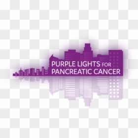 Purple Lights For Pancreatic Cancer, HD Png Download - show lights png