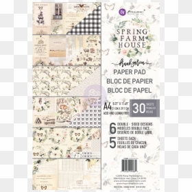 Prima Marketing Double-sided Paper Pad A4 30, HD Png Download - hojas de papel png