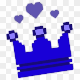 Transparent Pixel Crown Png - Heart, Png Download - king hat png
