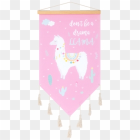 Banderín Llamas - Llama No Drama Banderin, HD Png Download - banderin png