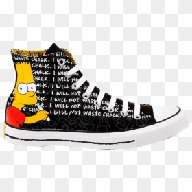 Converse All Star Chuck Taylor Simpsons Size 11 Mens, HD Png Download - chalk star png