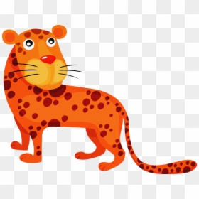 Transparent Animais Safari Infantil Png - Leopard Cartoon Png, Png Download - animais safari infantil png
