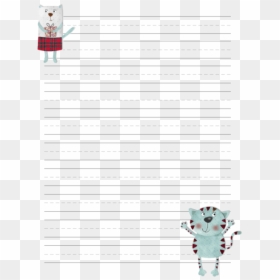Cat Writing Paper, HD Png Download - scrapbook paper png