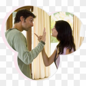 Relationship Fight - Husband Wife Problem Png, Transparent Png - husband and wife png
