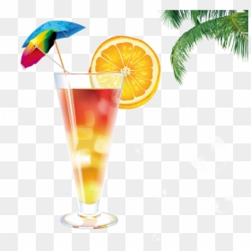 Cocktail Clipart, HD Png Download - beach drink png