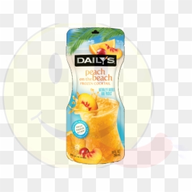 Daily"s Peach On The Beach - Frozen Daiquiri Pouch, HD Png Download - beach drink png