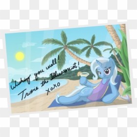 Template93, Beach, Clothes, Commission, Drink, Female, - Equestria Daily, HD Png Download - beach drink png
