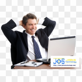 Administration Assistant - Businessman With Laptop Png, Transparent Png - virtual assistant png