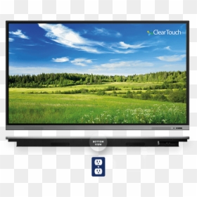 5000c - Clear Touch Interactive 5070h+, HD Png Download - tv top view png