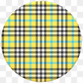 Red Gingham Circle, HD Png Download - plaid pattern png
