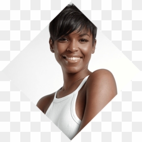 African American Woman With Beautiful Skin, Smiling - Ebony Pigment Tina Davies, HD Png Download - african american woman png