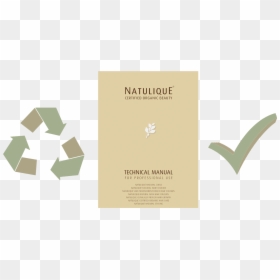 Natulique Technical Manual On Recyclable Paper - Graphic Design, HD Png Download - curled paper png