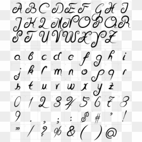 Curls Font, HD Png Download - curled paper png