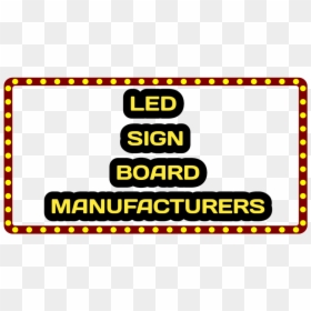 Led Sign Board Manufacturers In Bangalore, HD Png Download - signboard png