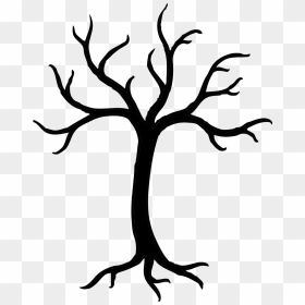 Bare Tree Clip Art, HD Png Download - folhas png