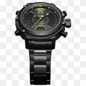 Weide Wh6905 Stainless Steel Military Wrist Watch Waterproof - Analog Watch, HD Png Download - wrist watch png