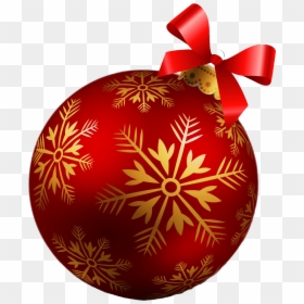 Noel Png Transparent Image - Red Christmas Ball Png, Png Download - noel png