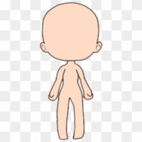 #gacha Manequim - Cartoon, HD Png Download - manequim png