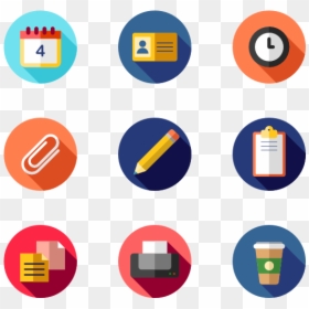 Office Tools Icon Png, Transparent Png - stationery png