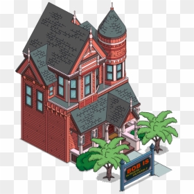 Ssi - Simpsons Sideshow Bob House, HD Png Download - victorian house png