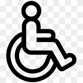 Disability - Disabled Person Sign, HD Png Download - disability png