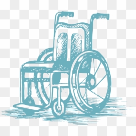 Wheelchair Sketch, HD Png Download - disability png