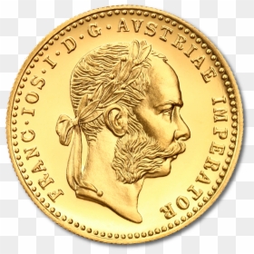1 Ducat Gold Coin New Edition 1 - 20 Kroner Christian Ix, HD Png Download - gold number 1 png