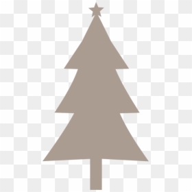 Fir,pine Family,christmas Decoration - Silhouette Christmas Tree Clipart, HD Png Download - fir png