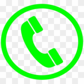 Big Phone Green Svg Clip Arts - Phone Icon, HD Png Download - telephone clipart png