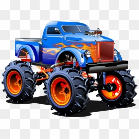 Monster Truck Transparent Background, HD Png Download - tractor clipart png