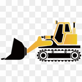 Transparent Caterpillar Clipart - Png Bulldozer, Png Download - tractor clipart png