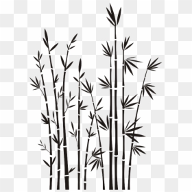 Bamboo Silhouette Png Clipart , Png Download - Bamboo Tree Vector Silhouette Png, Transparent Png - bamboo silhouette png