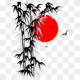 Bamboo Silhouette Png Format, Transparent Png - bamboo silhouette png
